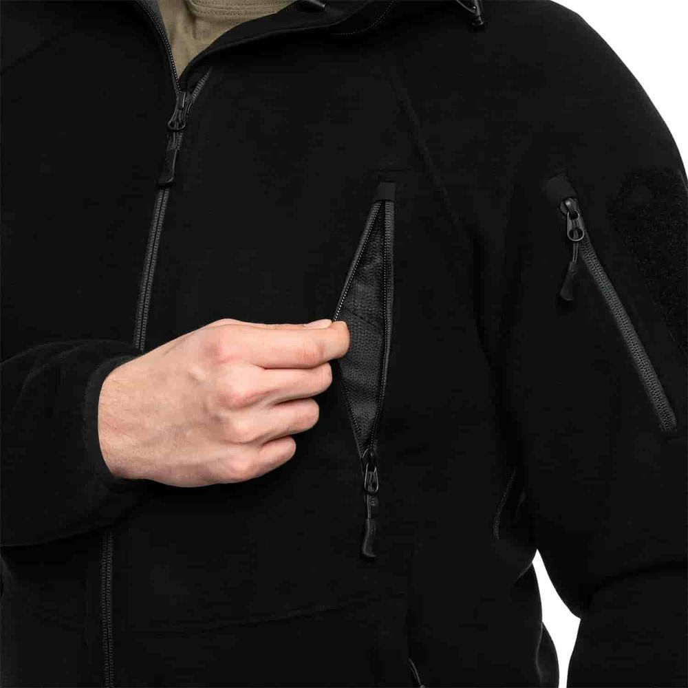 Флисовая куртка PATRIOT Black Helikon-Tex  BL-PAT-HF-01-XXXL фото