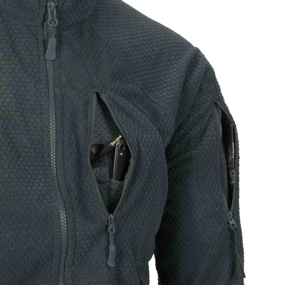 Куртка флисовая ALPHA TACTICAL Shadow Grey Helikon-Tex  BL-ALT-FG-21-S фото