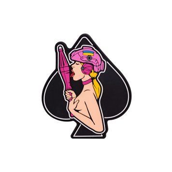 Morale patch "Spade Girl" Pink