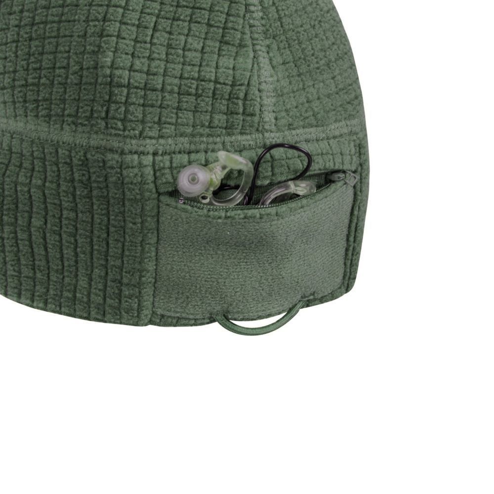 Шапка RANGE Beanie - Helikon-tex - Grid Fleece Olive Green 6954966 фото