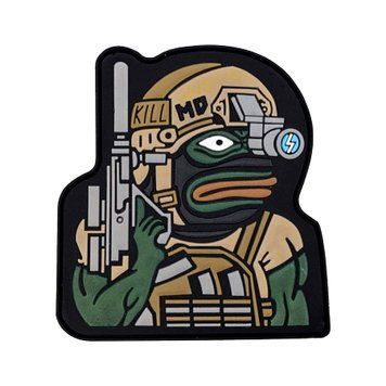 Moral patch&ldquo;Militant Pepe&rdquo;
