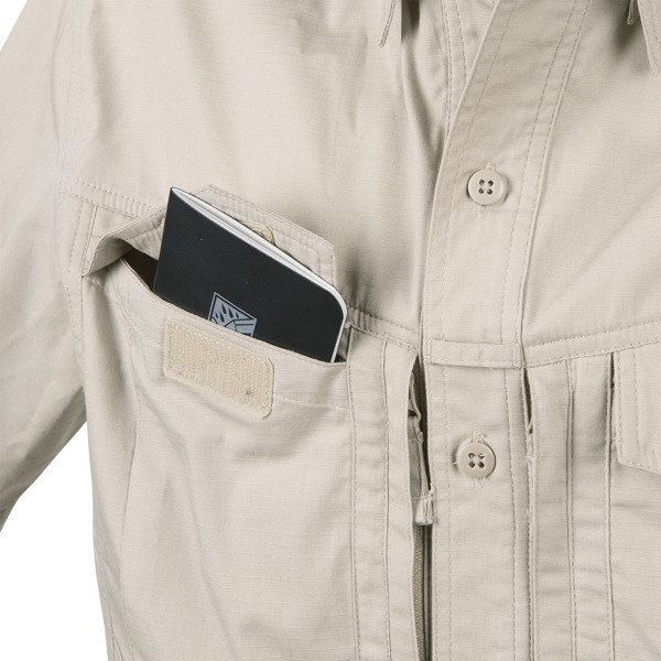 Сорочка тактична Defender Long Khaki Helikon-Tex KO-DEF-CO-13-XXXL фото