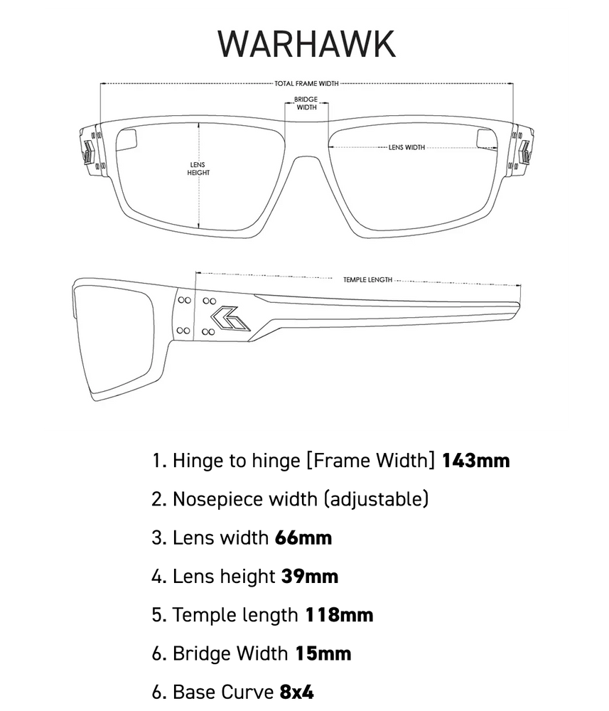Балістичні окуляри Gatorz Warhawk Photochromic Black Cerakote - GZ-15-005 5710680 фото
