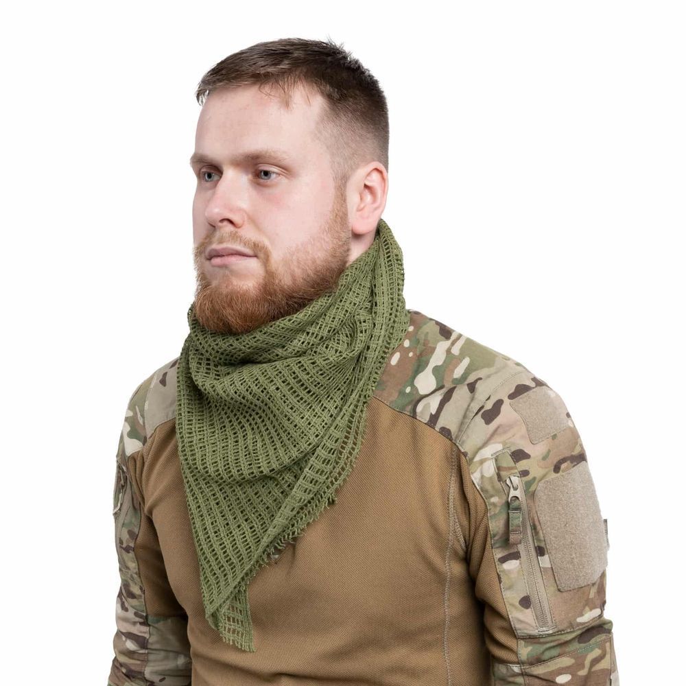 Снайперський шарф Highlander Forces Scrim Net Scarf Olive 3633226 фото