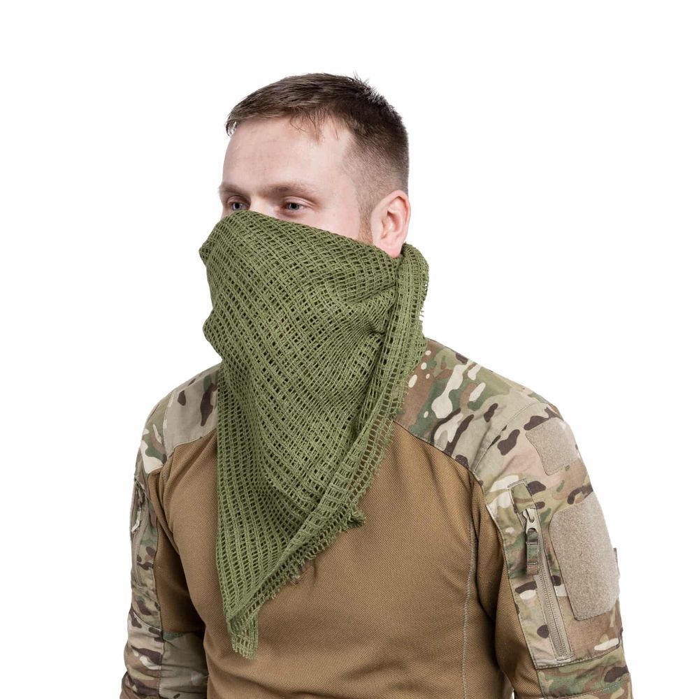 Снайперський шарф Highlander Forces Scrim Net Scarf Olive 3633226 фото