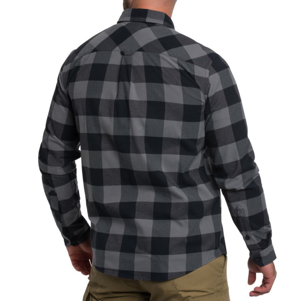 Helikon-Tex GREYMAN Shirt - Nylon Sorona Blend True Grey Checkered, XS/Regular