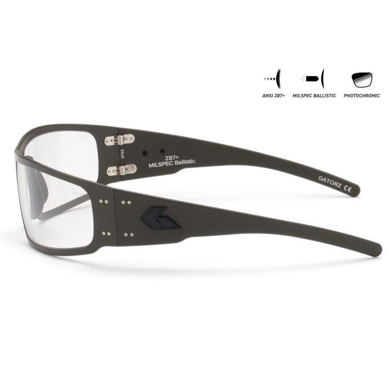 Gatorz Magnum Photochromic OD Balistic Safety Glasses GZ-01-205