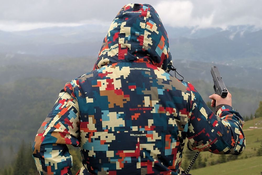 Anorak PIXEL CHAOS, XXL