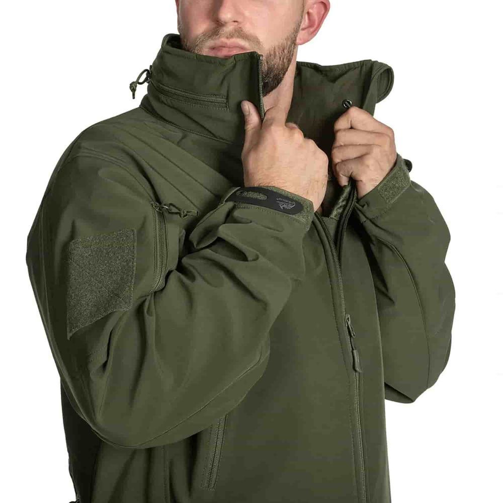 Tactical jacket Gunfighter Soft Shell Olive Green Helikon-tex, XXXL