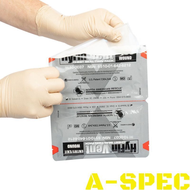 Оклюзійна наліпка HyFin Vent Chest Seal Twin Pack 88715 фото