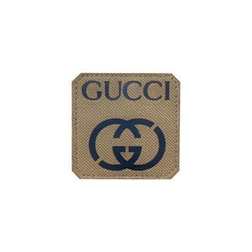 Морал патч &laquo;Gucci&raquo; lasercut cb/bk 4234948 фото
