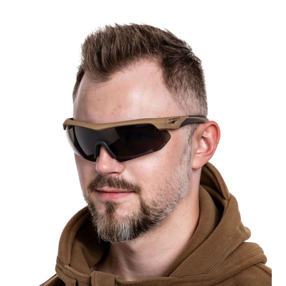 Баллистические очки Swiss Eye Nighthawk Coyote TAN 90755 фото
