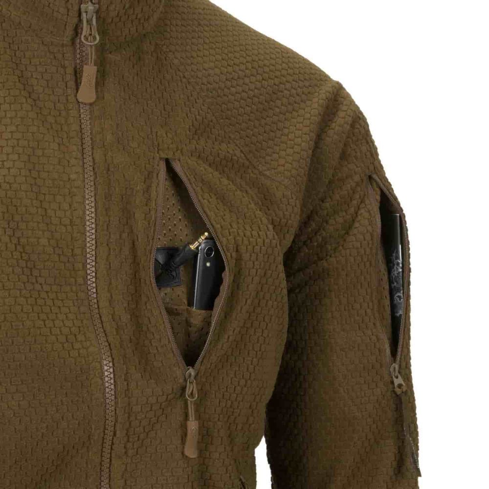 Куртка флисовая ALPHA TACTICAL Coyote Helikon-Tex BL-ALT-FG-11-XXL фото
