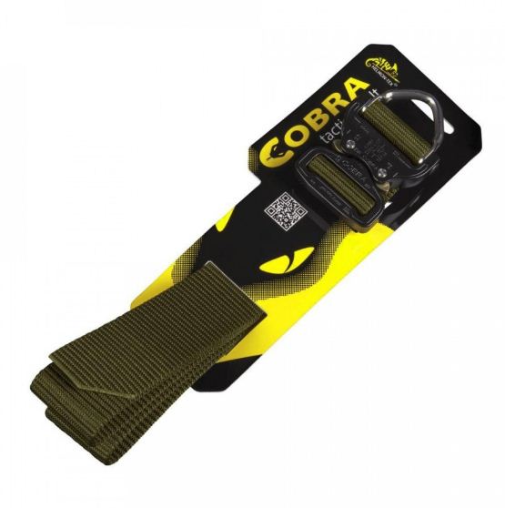 Helikon-Tex® Cobra D-Ring (FX45) Tactical Belt - тактичний, нейлоновий ремінь з запатентованою пряжкою AustriAlpin®. Легко регулюється. Призначений для повсякденного використання. Ремінь НЕ призначений для альпіністів і як аварійно-рятувальне обладнання. Особливості: Пряжка AustriAlpin® Cobra® D-Ring FX45 Нейлоновий пояс 45 мм